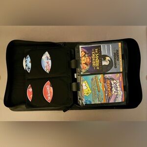 🎬 72 DVD Movie Lot w/ Zippered Carrier | Kids • Family • Comedy • Holiday